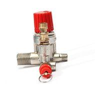 Air Compressor Double Outlet Tube Pressure Regulator Valve Fitting N5