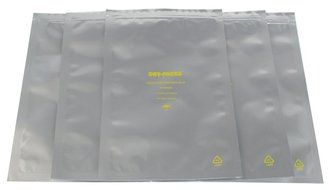 Dry-Packs 6 by 10-Inch Mylar Moisture Barrier Zipper Seal Recloseable Bag, Pack of 10 N2