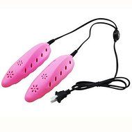 YIJIA Electric Shoe Dryer Warmer ABS Plastic Hollow Flower Pattern Travel Shoe/Boot Warming Drying Machine Purple... N2