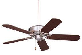 Emerson Ceiling Fans CF755BS Designer 52-Inch Energy Star Ceiling Fan, Light Kit Adaptable, Brushed Steel Finish N5