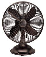 Hunter 90406 12&rdquo; RETRO Fan with Oil Rubbed Bronze Finish