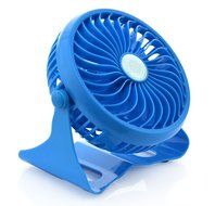 Happy-top 360 Degree Adjustable Wireless USB or 18650 Battery Powered Portable Desk Fan Mini Portable Fan Electric... N12