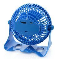 Happy-top 360 Degree Adjustable Wireless USB or 18650 Battery Powered Portable Desk Fan Mini Portable Fan Electric... N13
