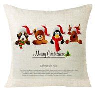 Christmas Pillow Case,Beautyvan Xmas Christmas Animal Sofa Home Decoration Festival Pillow Case Cushion Cover...