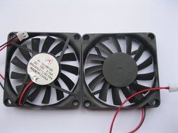 2 pcs Brushless DC Cooling Fan 12V 7010S 13 Blades 2 wire 70x70x10mm Sleeve-bearing Skywalking