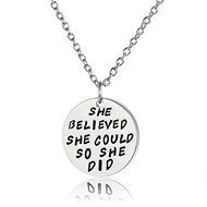 Sister Heart Horse Silver Chain Choker Family FriendShip Charm Pendant Necklace N9