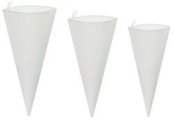 EKIND Reusable Silicon Cake Pastry Bag Cream Icing Piping Bag Cake Decorating Bags Tools Set (3 size in 1) N3