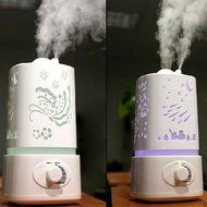 Ultrasonic Cool Mist Aroma Humidifier with Color LED Lights Changing and Waterless Auto Shut-off Function for... N8