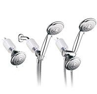 Shower Filter system &ndash; Universal Chlorine Removing Showerhead &amp; Hard Water Softener - Two Replaceable Cartridges... N4