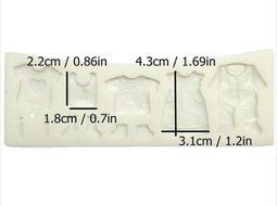 Baby Cloth Shaped 3D Silicone Fondant Mold Cake Decorating Tool and Cupcake Mold N2
