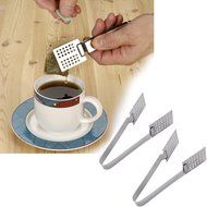 Hampton Direct Set of 2 Stainless Steel Tea Bag Squeezers - Drink Accessories