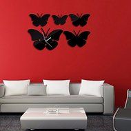EverTrust(TM) Hot Sale Diy Wall Clock Watch Clocks Reloj De Pared 3d Stickers Acrylic Classic Study Quartz Duvar... N2