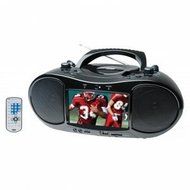 Naxa NDL-257 7 TFT LCD Display Portable DVD Player TV Tuner AM/FM Radio Black by NAXA