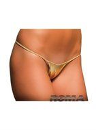 RomaCostume Micro-Red-O-S Low Cut Thong, Red N4