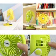 Yoosion USB FAN Clip Portable 2200mAh Rechargeable Battery Powered USB Desk Fan 4 Blades Quite Personal Cooling... N5