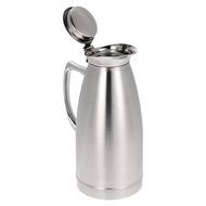 Anself Large Capacity Stainless Steel Vacuum Carafe Coffee Pot Thermal Jug Water Pitcher, Double Walled Insulated