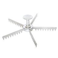 Royal Industries Pie Marker, Cast Aluminum, 10-Slice, Silver N2