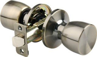 Brinks 2714-109 Bell Style Door Knob for Hall and Closet, Antique Brass by BRINKS