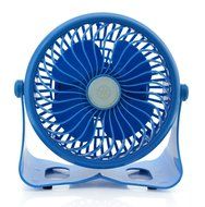 Happy-top 360 Degree Adjustable Wireless USB or 18650 Battery Powered Portable Desk Fan Mini Portable Fan Electric... N17