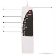 YangshyshopFan Silent Negative Ion Remote Control Electric Fan Hanging Wall Type Fan N2