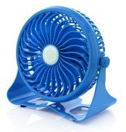 Happy-top 360 Degree Adjustable Wireless USB or 18650 Battery Powered Portable Desk Fan Mini Portable Fan Electric... N18
