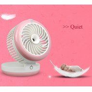 Misting Fan,Wooboo Personal Mini USB Rechargeable Fan with 2000mAh battery and Humidifier for Traveling, Fishing... N4