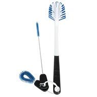 NATIONALMATER Bottle Cleaning Brushes, Cleaning Brush, Cleaner for Narrow Neck Bottles Cups with Hook, Set of 10