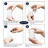 Essential Oil Diffuser, 65ml Aroma Essential Oil Cool Mist Humidifier with Adjustable Mist Mode,Waterless Auto... N3
