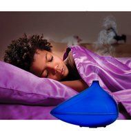 -- BLUE-- ULTRASONIC ESSENTIAL OIL DIFFUSER 5 OIL (5oz) KIT - Gurunanda Lavender ,Breath Easy, Peppermint, Loving... N4