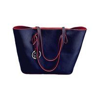 AutumnFall&reg; Women Simple Fashion Butterfly Pendant Handbag Shoulder Bag Large Tote Ladies Purse (Black) N5