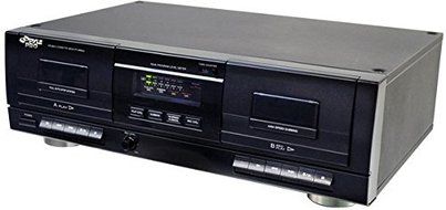 Pyle PT659DU Dual Stereo Cassette Deck with Tape USB to MP3 Converter