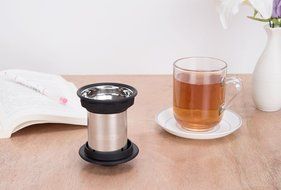 Loose Tea Infuser Filter Extra Fine Mesh Stainless Strainer Steeper Basket for Brewing Steeping Loose Leaf Tea...