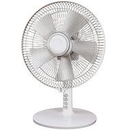 Polar-Aire HMS-12D WS Desk Fan, 12&quot;, White