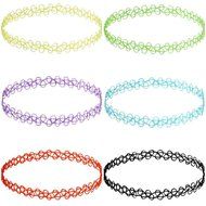 CrazyPiercing 6 Pcs Set Choker Necklaces for Women Girls Black Velvet Tattoo Choker Collar Lace Gothic Vintage... N10