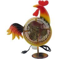 Himalayan Breeze Large Decorative Rooster Fan