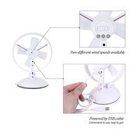 Desk Fan Mini USB Table Fan for Kids(2 Speed,Super Light,Very Safety,5 Inch)(Black) N12