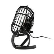 iMounTEK Mini USB Fan, Ultra Quiet Silent Design, Angle Upwards/Downwards, 128mm Diameter (Black) N2