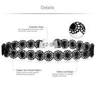CrazyPiercing 6 Pcs Set Choker Necklaces for Women Girls Black Velvet Tattoo Choker Collar Lace Gothic Vintage... N13