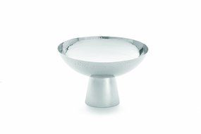 TableCraft Products RP1208 Round Bowl with Pedestal, 12&quot; x 7.5&quot;