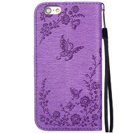 iPhone 7 Case,iPhone 7 Wallet Case,Phezen Serect Garden Series Butterfly Flower Bling Diamod Inlaid PU Leather... N2