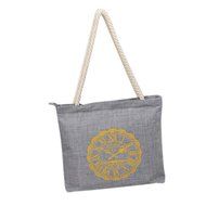 AutumnFall Fashion Cute Printing Women Girls Canvas Bags Shoulder Bag Casual Handbag (Gray) N12