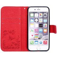 iPhone 7 Case,iPhone 7 Wallet Case,Phezen Serect Garden Series Butterfly Flower Bling Diamod Inlaid PU Leather... N4
