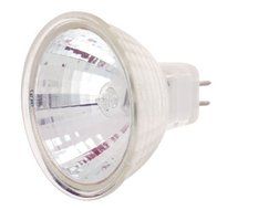 Satco S1978 50 Watt MR16 Halogen GX5.3 Base 120 Volt Clear FL 36 Beam Pattern No Harmful Ultraviolet Rays Light...
