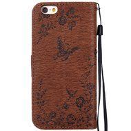 iPhone 7 Case,iPhone 7 Wallet Case,Phezen Serect Garden Series Butterfly Flower Bling Diamod Inlaid PU Leather... N7