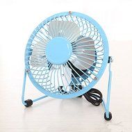 Transcend11 4 Inches Mini USB Table Desk Office Personal Fan Metal Design with Rotation, Quiet Operation USB Cable N4