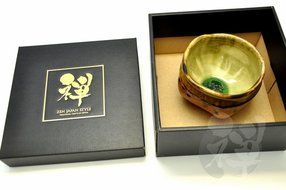 Japanese Mino Yaki ware Matcha Bowl Green Tea 11.5 / 11.5 / 9cm (4.5 / 4.5 / 3.5inch)[7359]