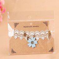 Susenstone&reg; Lace Women Anklet Cherry Blossoms Clothing Accessories N6