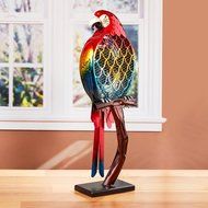 Deco Breeze Decorative Figurine Table Fan Parrot, Multi-Color, 32-Inch Tall by 9-Inch Wide