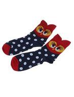 Dhnewsun Women Girls Sweet Cartoon Lovely Owl Cotton Socks N2