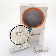 LEDMO Mini Misting Cooling Desktop Fan, 4-inch Vanes 3 Speeds Portable Mini USB Rechargeable, cooling fan, rechargeable... N6